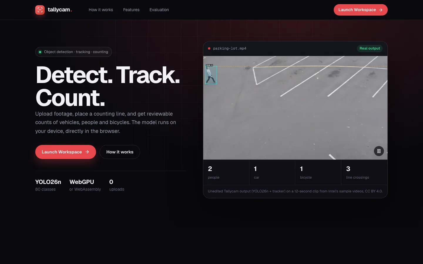 Screenshot of Tallycam